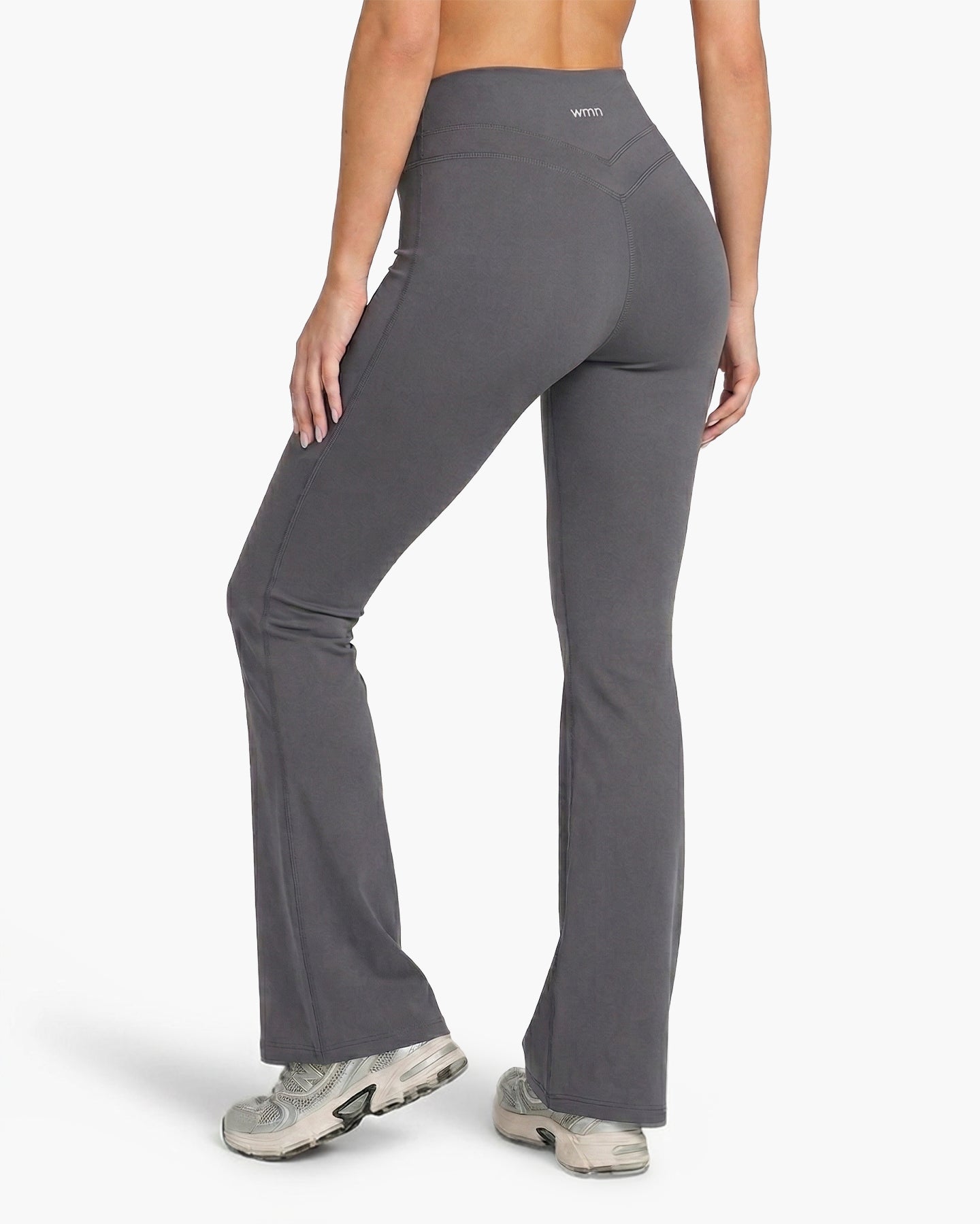 EveryMove™ V Waist Flared Leggings | Stone Grey