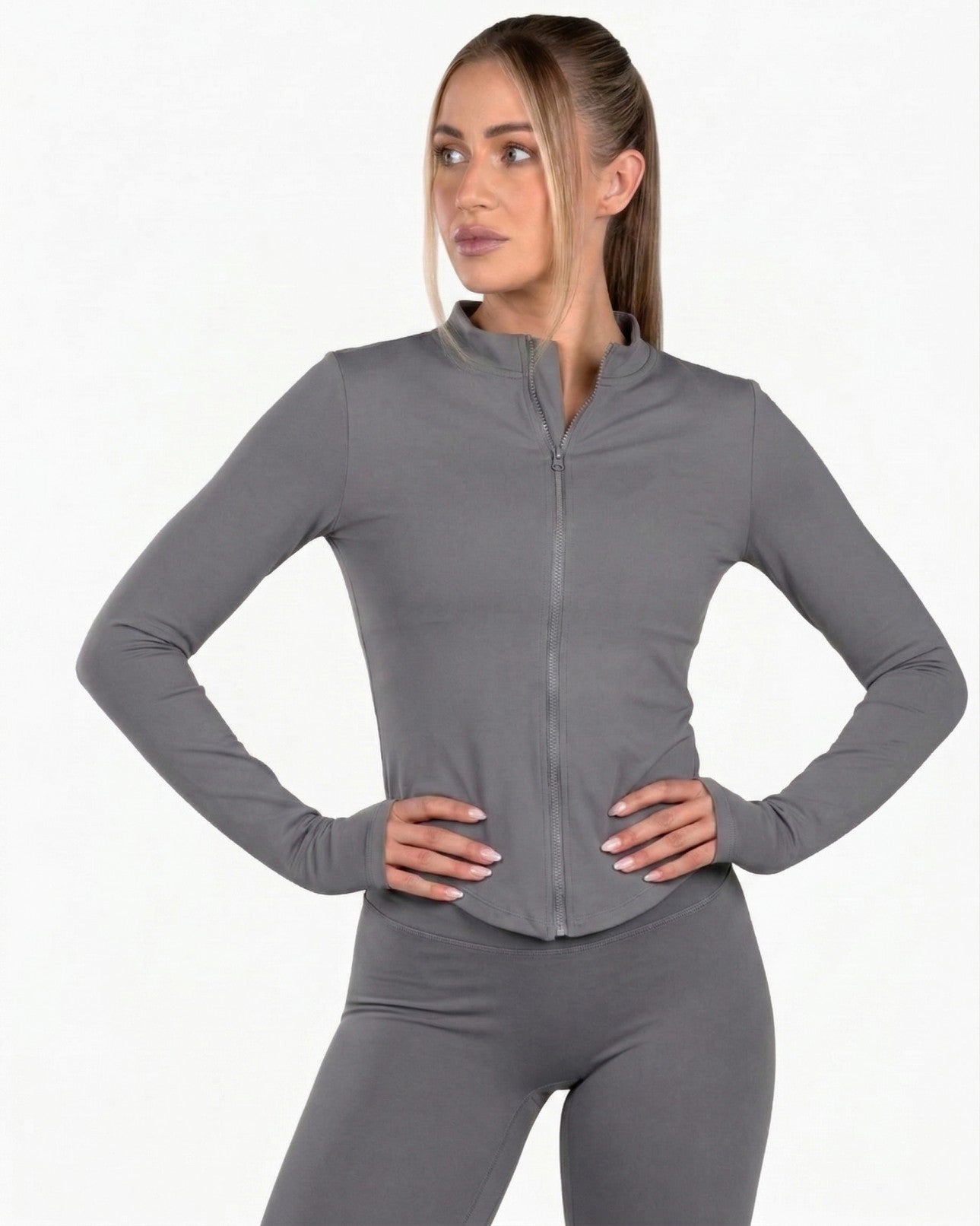 EveryMove™ Zip Jacket | Stone Grey