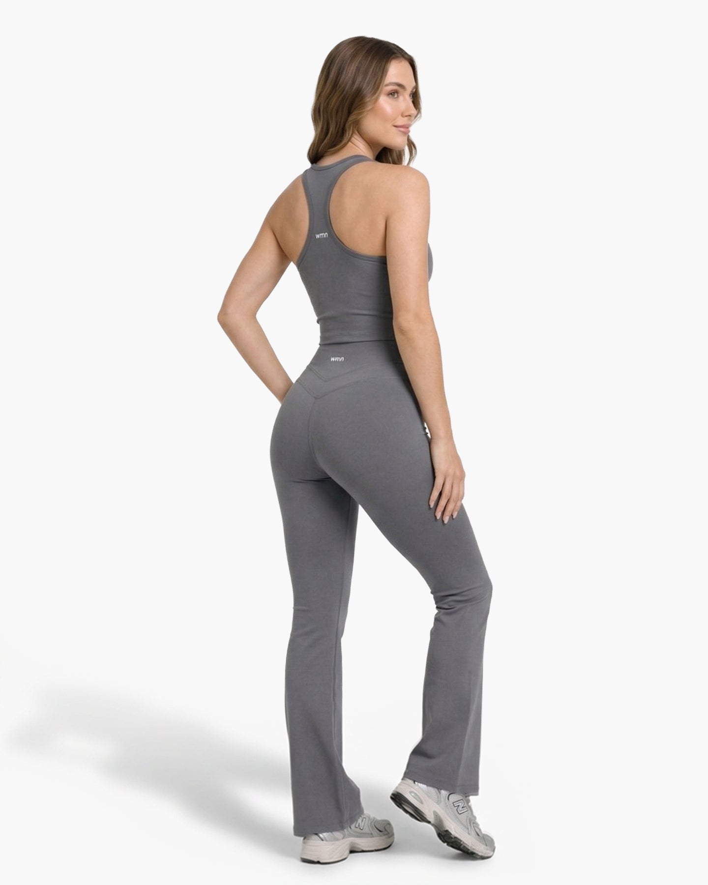 EveryMove™ V Waist Flared Leggings  | Stone Grey
